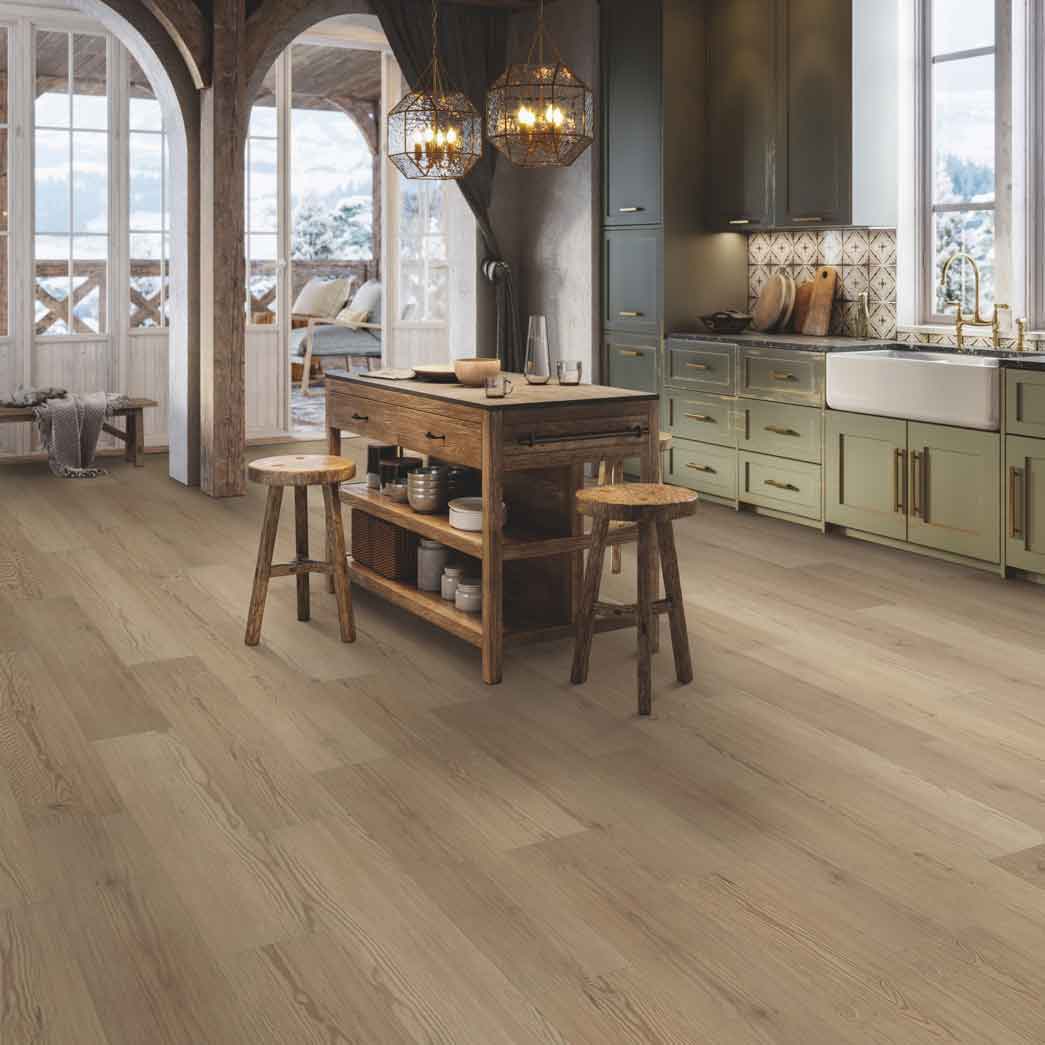 Happy Feet Laminate Arrival 10 Ponderosa Pine LM1015 room