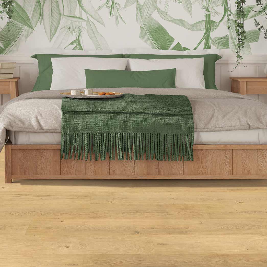 PureTech-Plus-Ellenwood-PTL05-Wheat-Field-Oak-142-Room-Scene Mohawk Luxury Vinyl Plank LVP Click with Underlayment