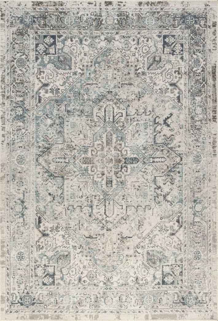 Tyse Area Rugs Antiquity Blue AQY1106