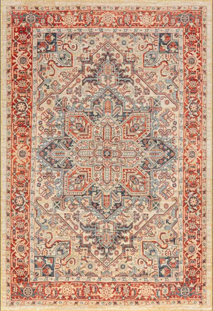 Tyse Area Rugs Antiquity Cream AQY1017