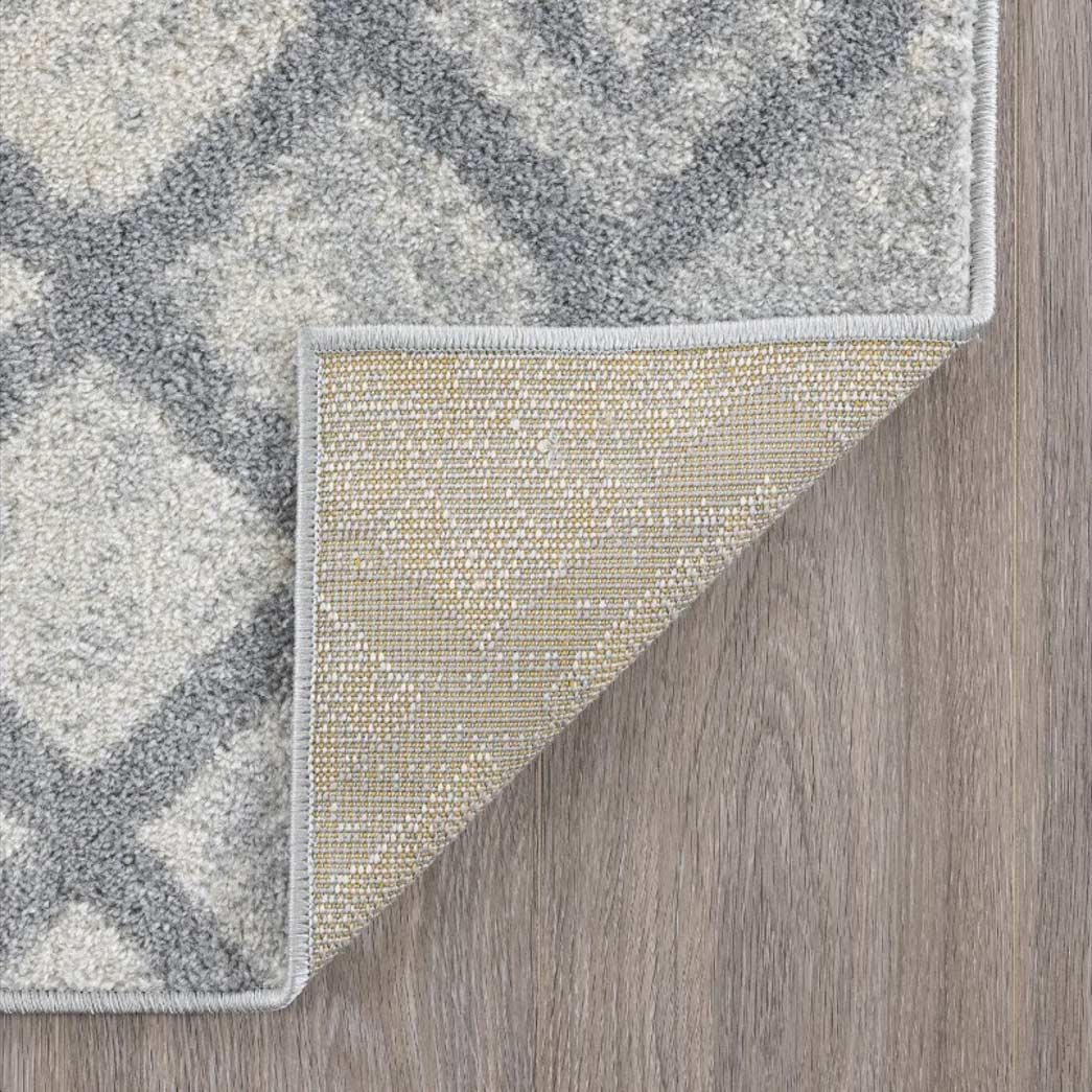 Tyse Area Rugs Diamond Beige DIA1003 backing