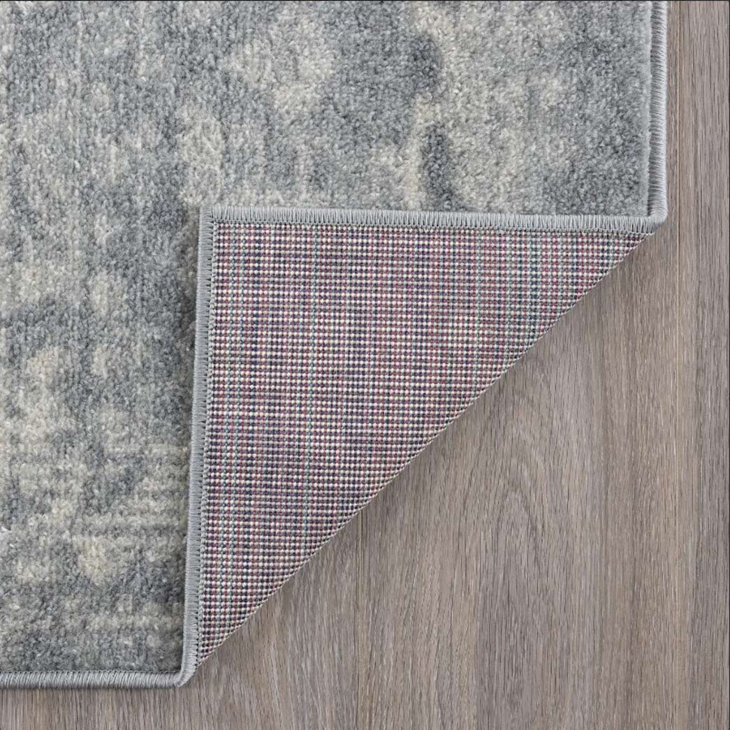 Tyse Area Rugs Diamond Gray DIA1300 backing