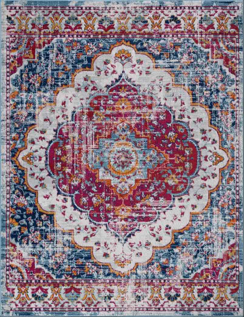 Tyse Area Rugs Diamond Red DIA1302