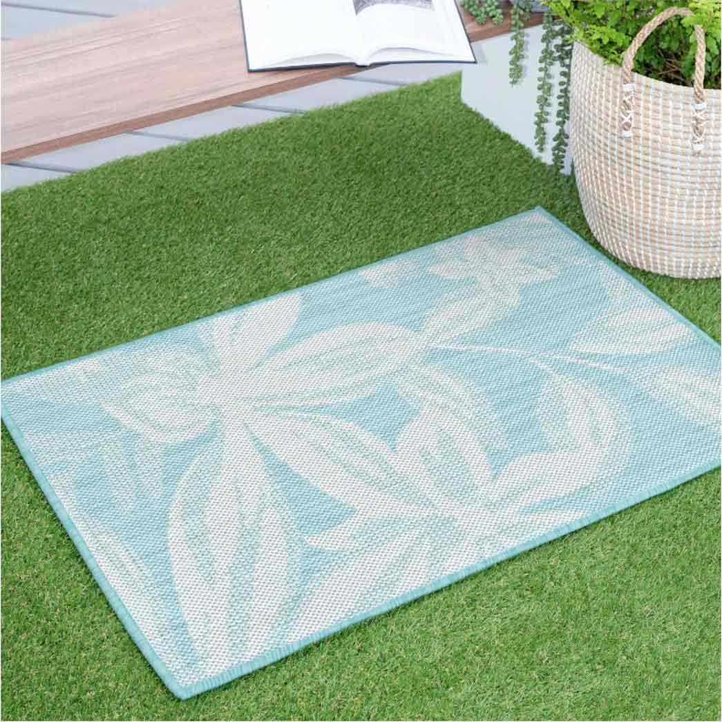 Tyse Area Rugs Eco 2'x3' Aqua ECO1706