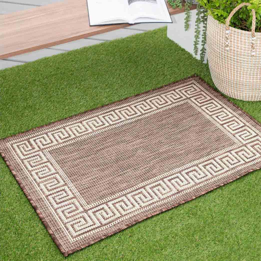 Tyse Area Rugs Eco 2'x3' Brown ECO1003