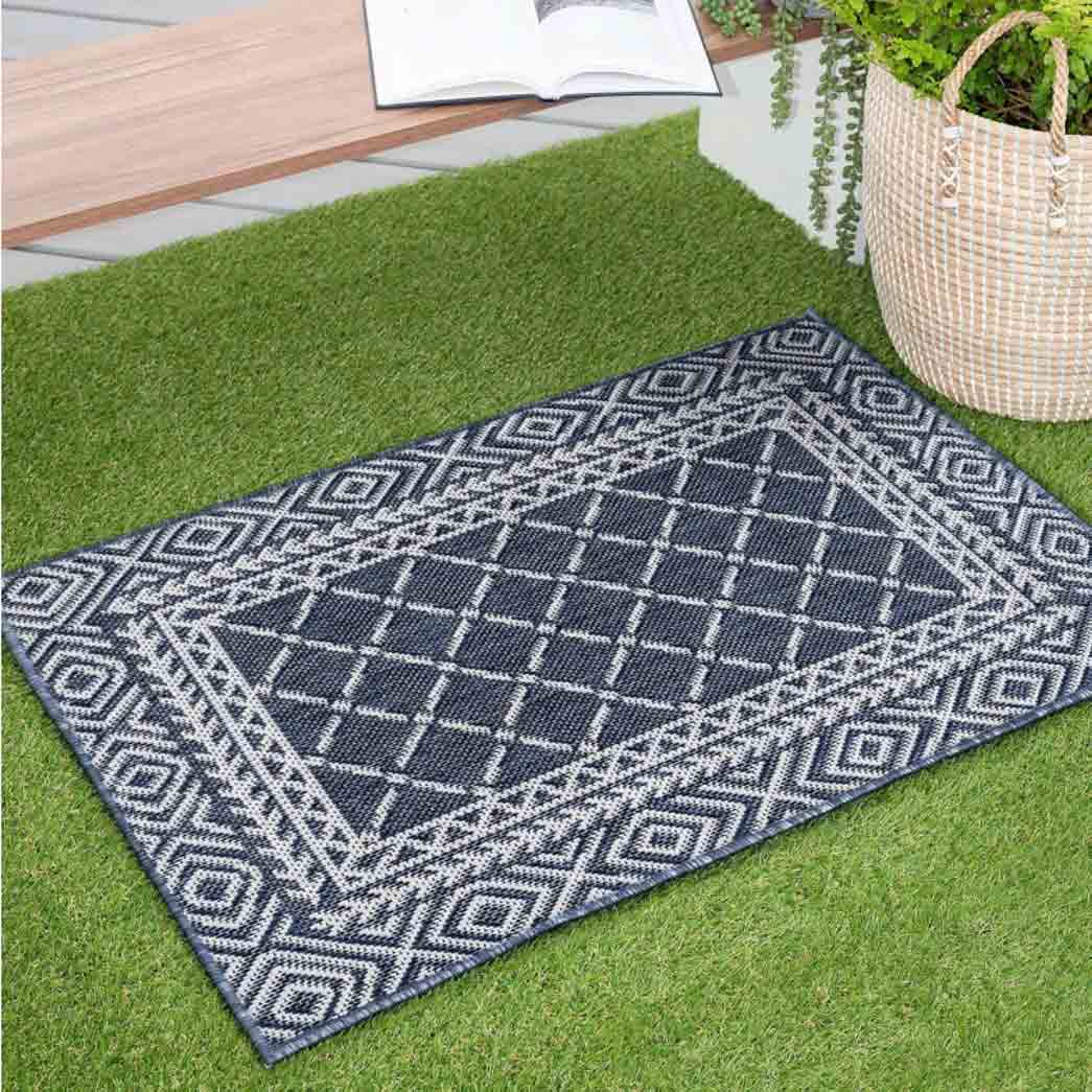 Tyse Area Rugs Eco 2'x3' Navy ECO2107