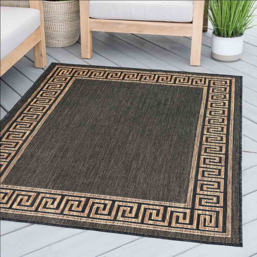 Tyse Area Rugs Eco 4'x5'3" Gold ECO1001