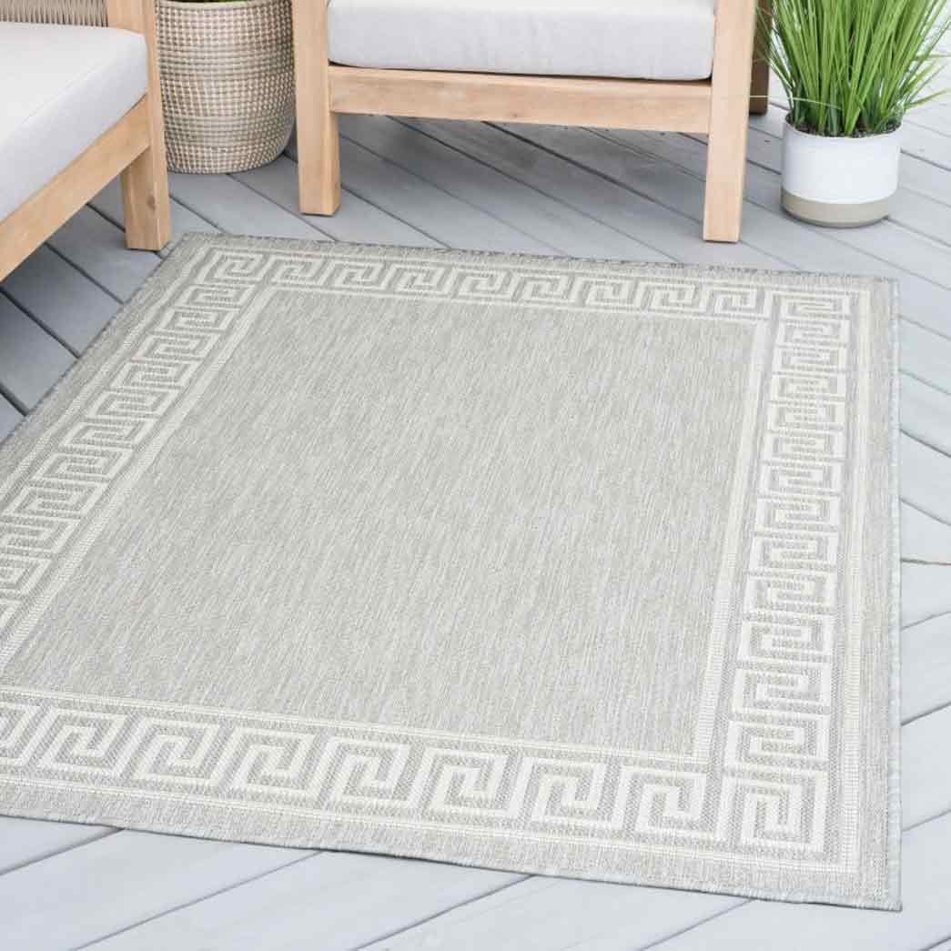 Tyse Area Rugs Eco 4'x5'3" Gray ECO1004