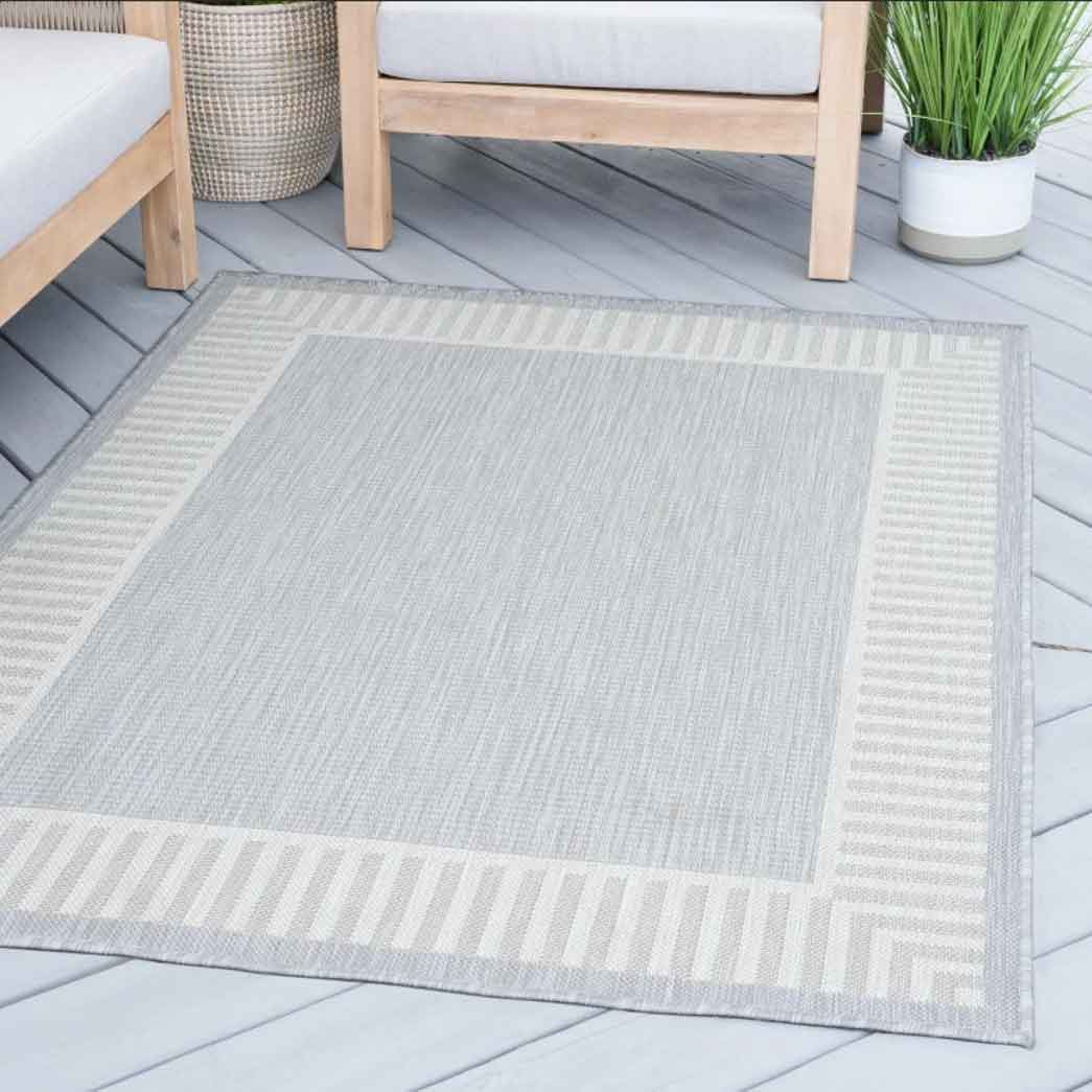 Tyse Area Rugs Eco 4'x5'3" Gray ECO1104