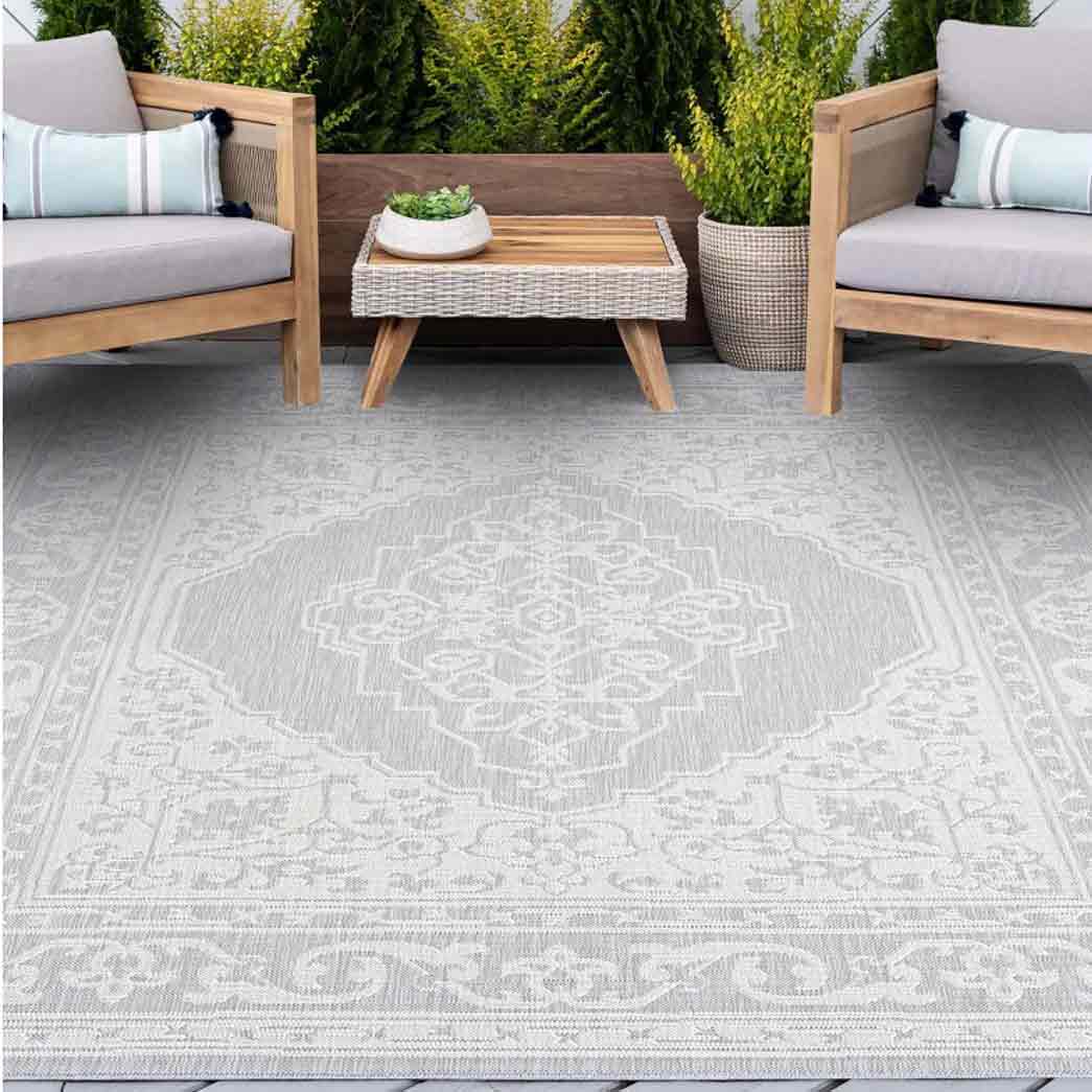 Tyse Area Rugs Eco 4'x5'3" Gray ECO1604