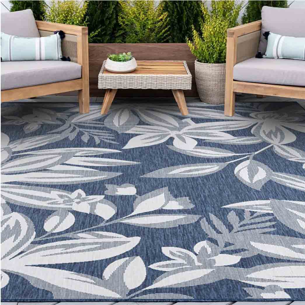 Tyse Area Rugs Eco 4'x5'3" Navy ECO1705