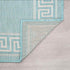 Tyse Area Rugs Eco Aqua ECO1006 backing