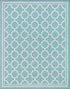 Tyse Area Rugs Eco Aqua ECO1306