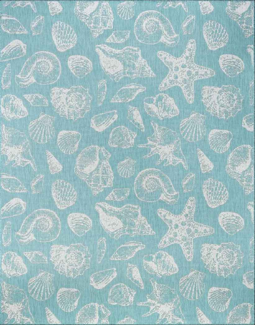 Tyse Area Rugs Eco Aqua ECO1406