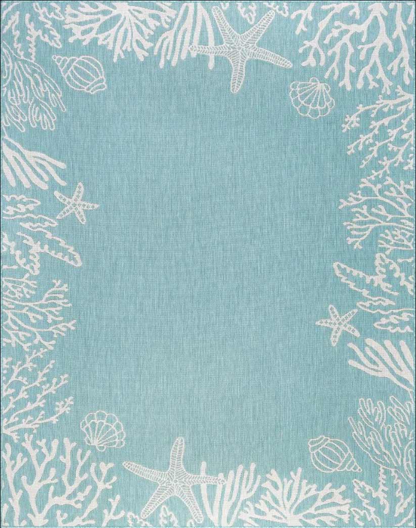 Tyse Area Rugs Eco Aqua ECO1506