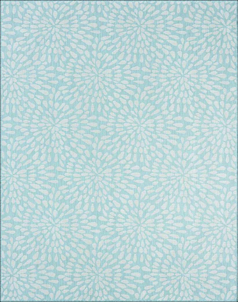 Tyse Area Rugs Eco Aqua ECO1906