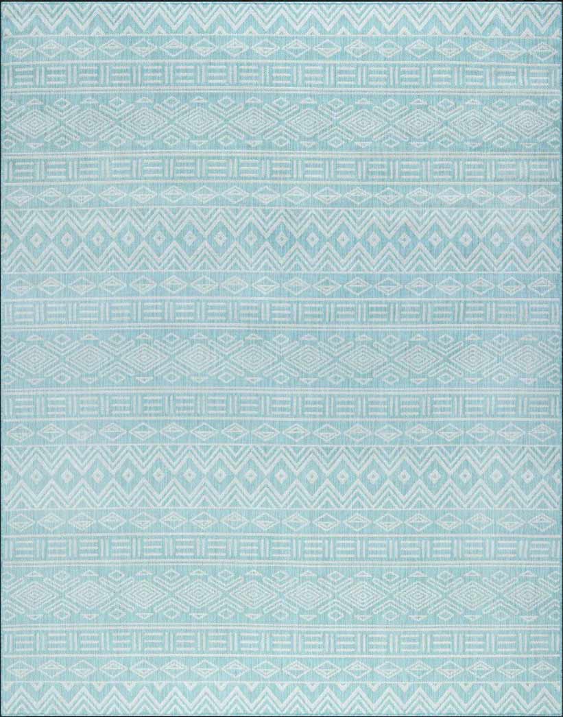 Tyse Area Rugs Eco Aqua ECO2019