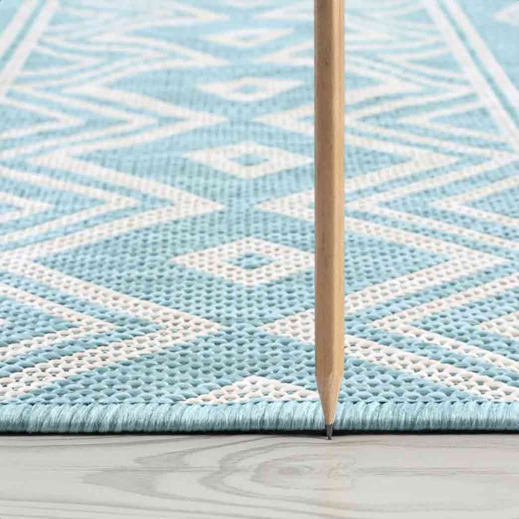 Tyse Area Rugs Eco Aqua ECO2019 thick pic