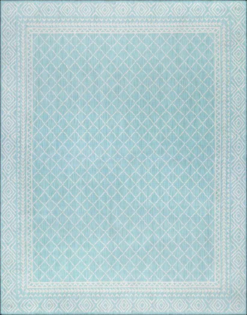 Tyse Area Rugs Eco Aqua ECO2119