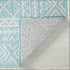 Tyse Area Rugs Eco Aqua ECO2119 backing