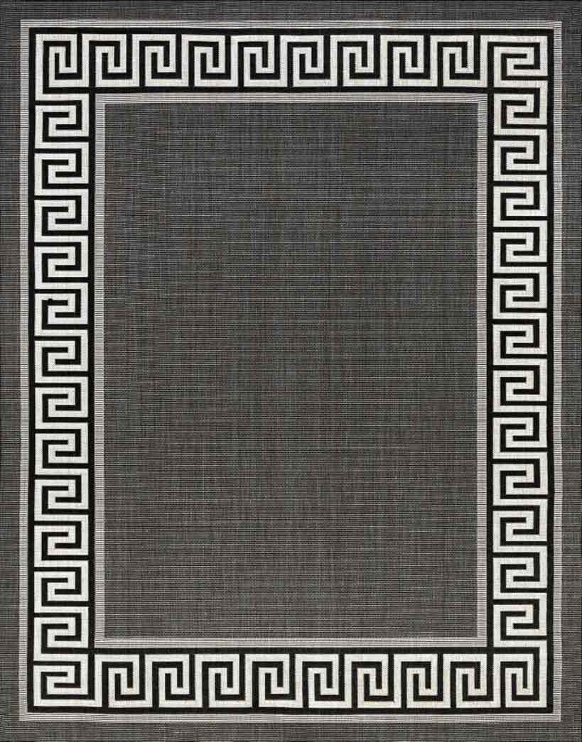 Tyse Area Rugs Eco Black ECO1000