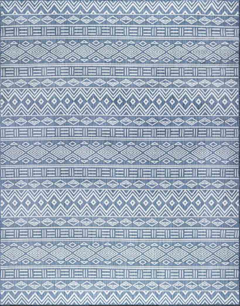 Tyse Area Rugs Eco Blue ECO2006