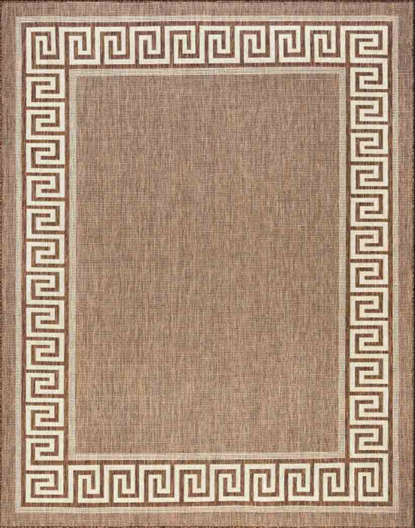 Tyse Area Rugs Eco Brown ECO1003