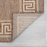 Tyse Area Rugs Eco Brown ECO1003 backing