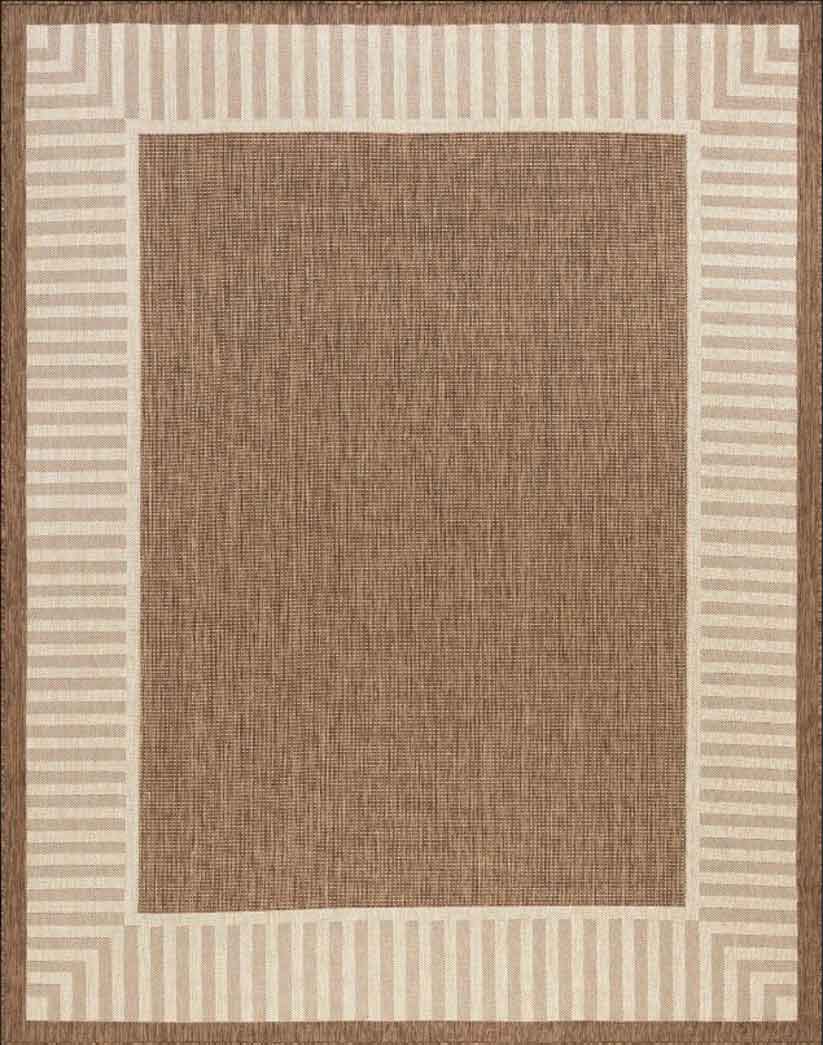 Tyse Area Rugs Eco Brown ECO1103