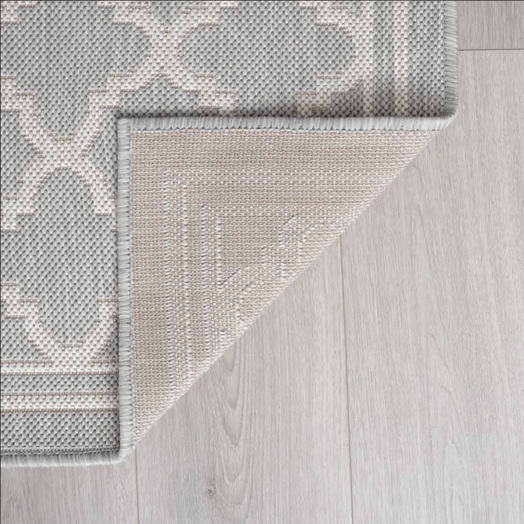 Tyse Area Rugs Eco Gray ECO1304 backing