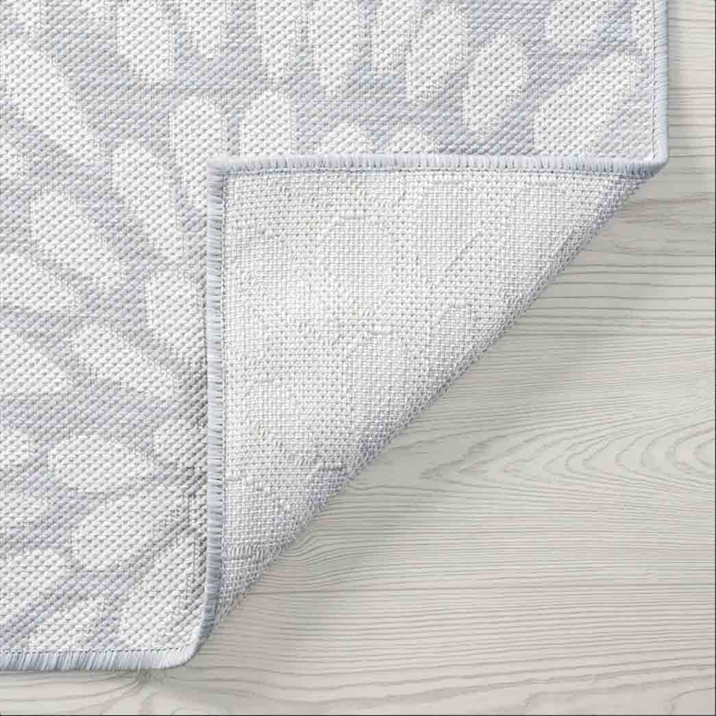 Tyse Area Rugs Eco Gray ECO1904 backing