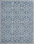 Tyse Area Rugs Garden Blue GRD6406