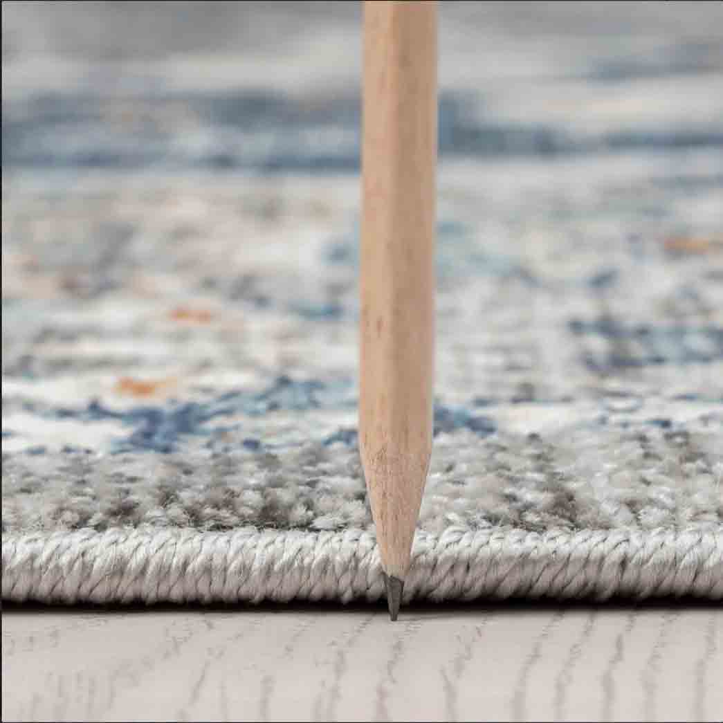 Tyse Area Rugs Garden Gray GRD6209 thick pic