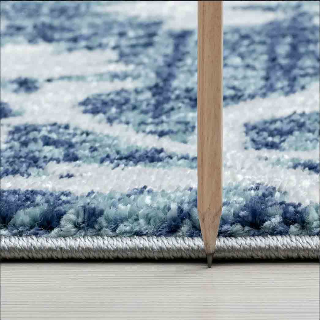 Tyse Area Rugs Jaize Blue JZE1306 thick pic