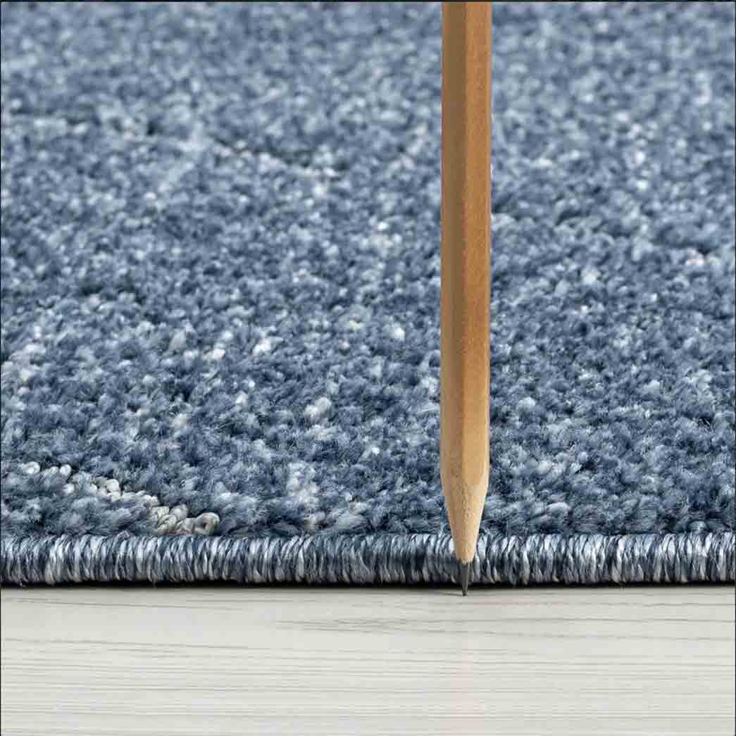 Tyse Area Rugs Maya Blue MAY1306 thick pic