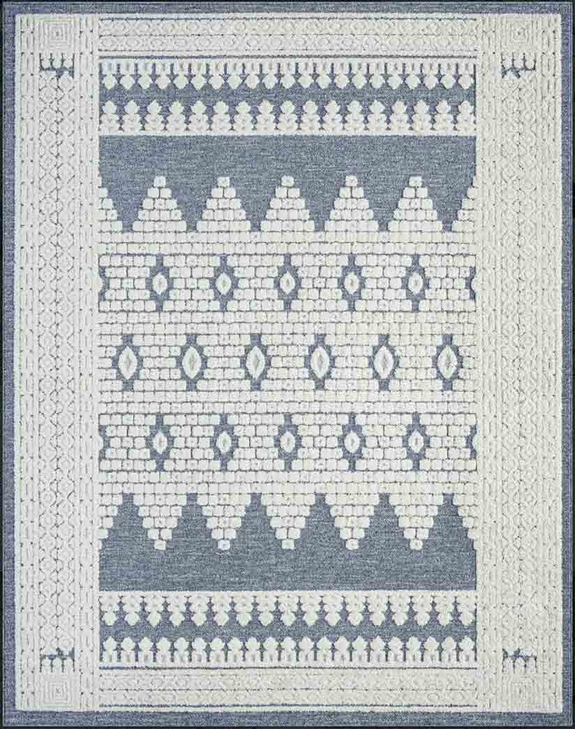 Tyse Area Rugs Monaco Blue MNC1006