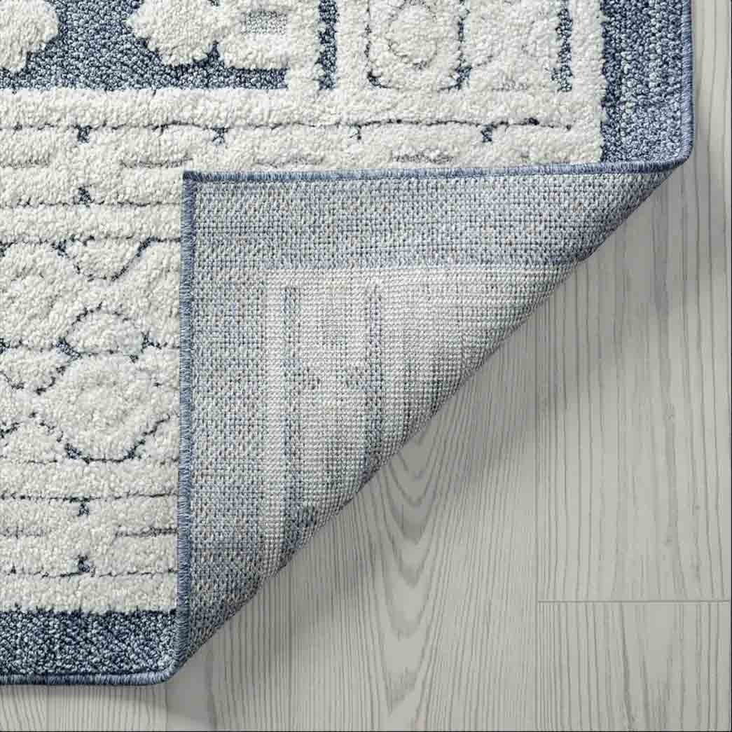 Tyse Area Rugs Monaco Blue MNC1006 backing