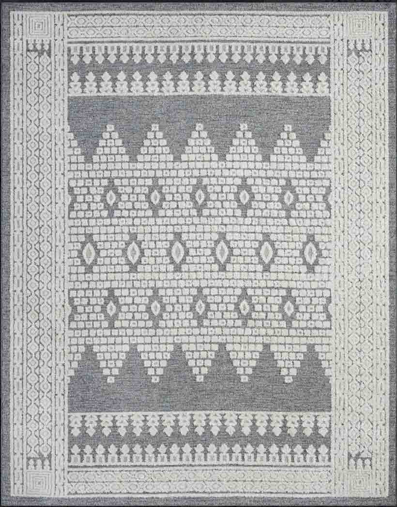 Tyse Area Rugs Monaco Gray MNC1009