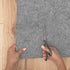 Tyse Area Rugs Padding Gray DGP1001 Cutting