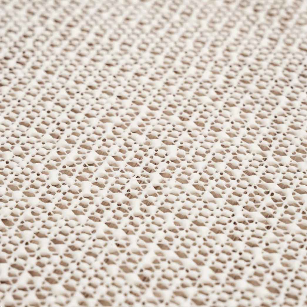 Tyse Area Rugs Padding Ivory CGP1002 Close Up