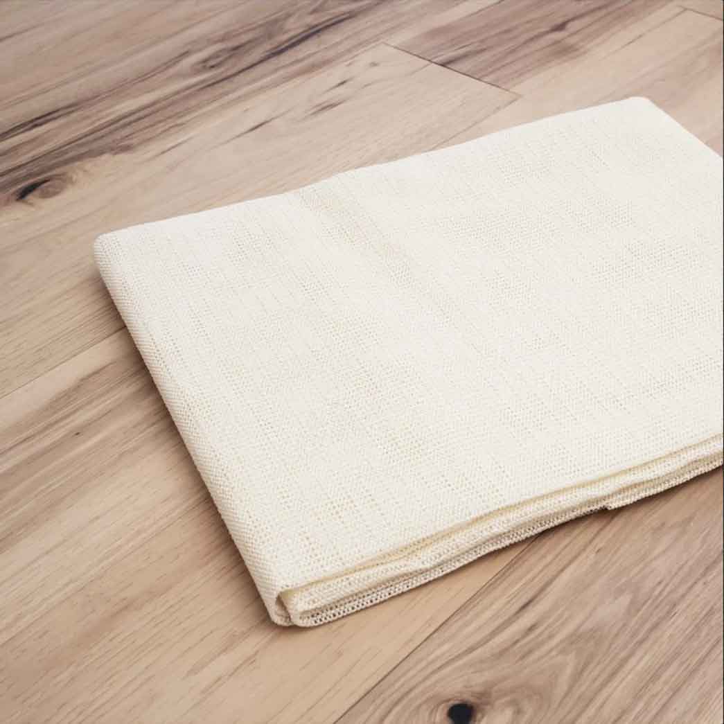 Tyse Area Rugs Padding Ivory CGP1002 Folded