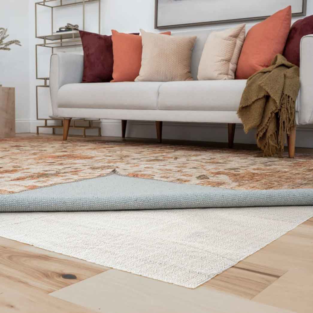 Tyse Area Rugs Padding Ivory CGP1002 Large