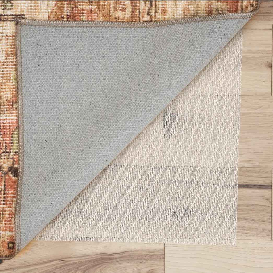 Tyse Area Rugs Padding Ivory CGP1002 See Through