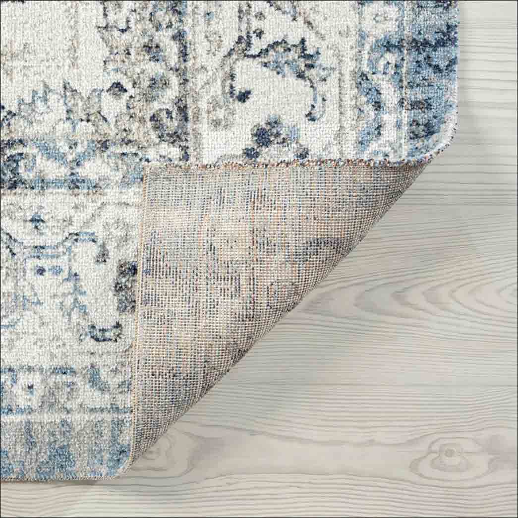 Tyse Area Rugs Palazzo Navy PLZ2307 backing