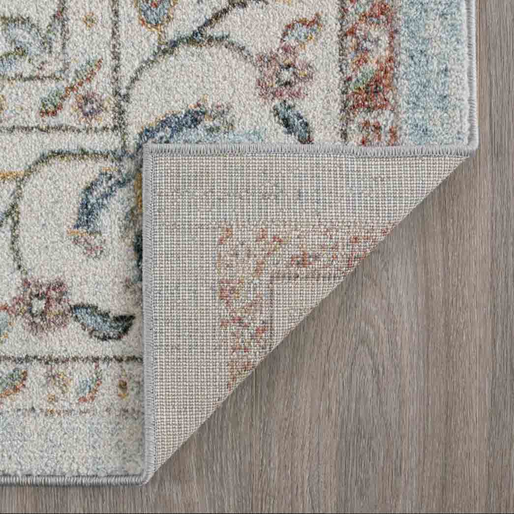 Tyse Area Rugs Reina Cream REI1501 backing