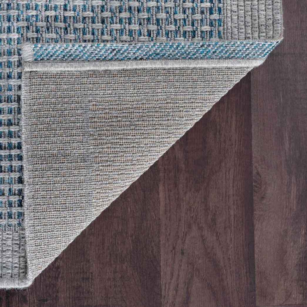 Tyse Area Rugs Serenity Blue SRN1006 backing