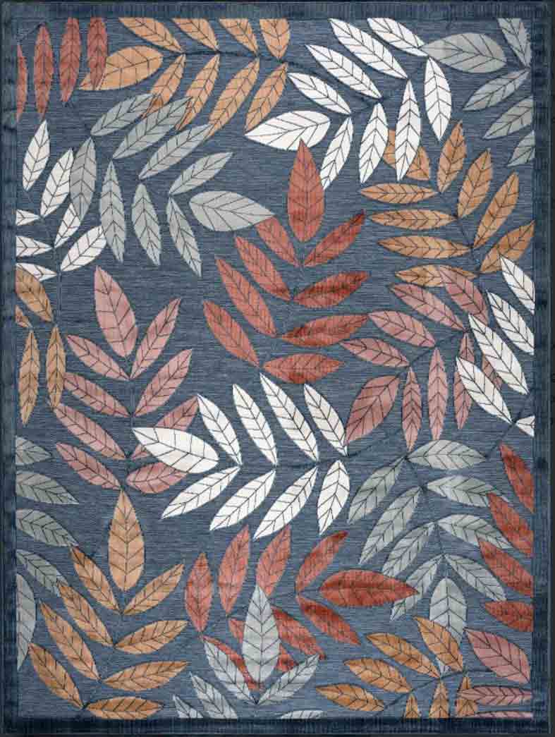 Tyse Area Rugs Tropic Dark Blue TRP1207