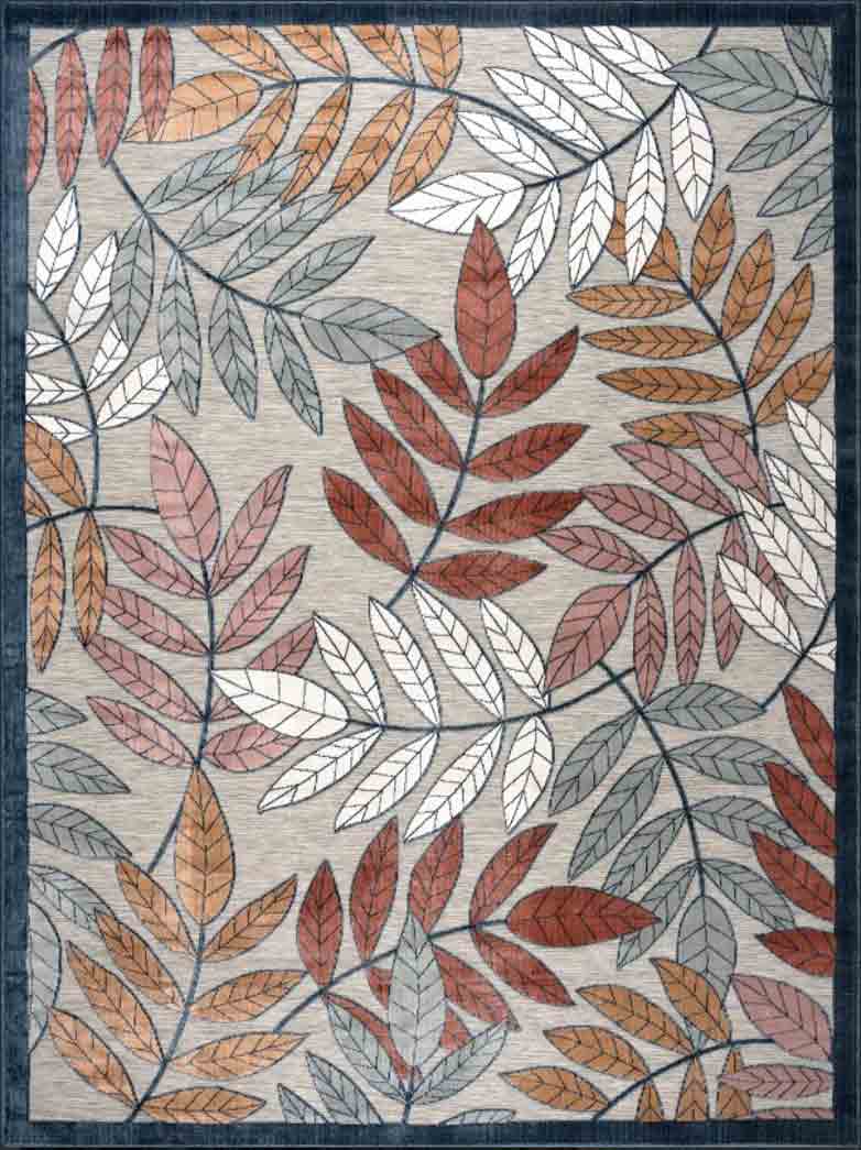 Tyse Area Rugs Tropic Gray TRP1209