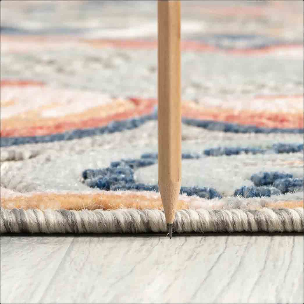 Tyse Area Rugs Tropic Gray TRP1309 thick pic