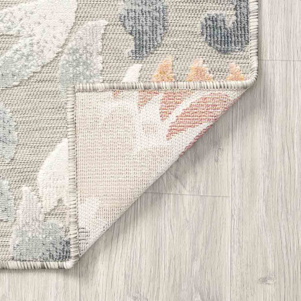 Tyse Area Rugs Tropic Gray TRP1409 backing